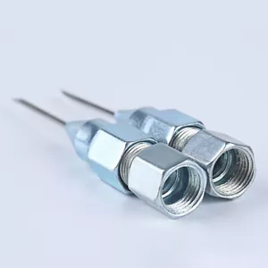 Adaptador de punta de aguja manual larga para pistola de grasa manguera tubo duro - Imagen 1 de 6