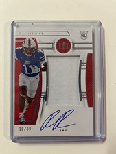 RASHEE RICE 2023 National Treasures Collegiate Silver RPA RC ON CARD AUTO #/99