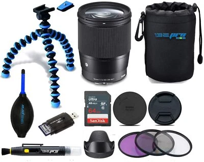 Sigma 16mm f/1.4 DC DN Contemporary Lens for Sony E + Deal-Expo Advanced Bundle - Image 1 of 2