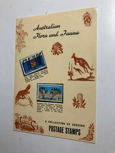 Australia Australian Flora and Fauna Folder Booklet Birds Marine Life Animals - Imagen 1 de 2