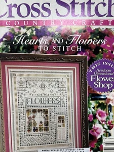 Cross Stitch and Country Crafts Magazine HEARTS AND FLOWERS Jan/Feb 1996 BH&G - Picture 1 of 6