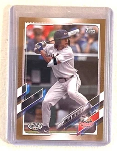 2021 TOPPS PRO DEBUT JORDAN BREWER /50 GOLD PARALLEL HOUSTON ASTROS RC - Picture 1 of 2