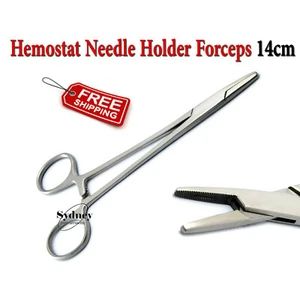 Dental Mayo Hegar Needle Holder Suture Clamp Locking Forceps 14cm  - Picture 1 of 4