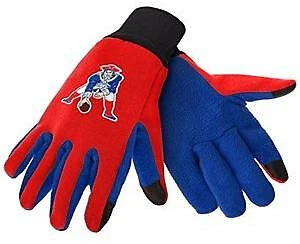 New England Patriots Retro Logo Texting Gloves NEW One Size Fits Most FOCO Cover