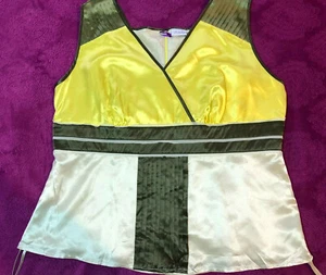 TWIGGY THE COLLECTION LITTLEWOODS 100% SILK SUMMER TOP BLOUSE SIZE 20 ♡♡♡ - Picture 1 of 9