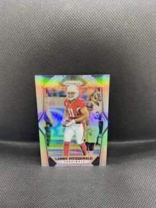 2017 Larry Fitzgerald Panini Prizm Silver Holo NFL Football Card Cardinals #11 - Picture 1 of 2