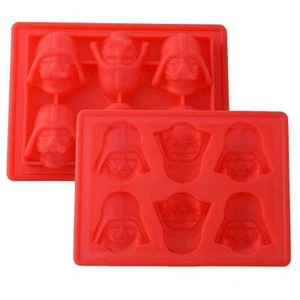 2xStar Wars Darth Vader Ice Tray Ice Cubes DIY Mould Pudding Jelly Mold Silicone - Picture 1 of 3