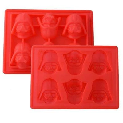 2xStar Wars Darth Vader Ice Tray Ice Cubes DIY Mould Pudding Jelly Mold Silicone - Image 1 of 3