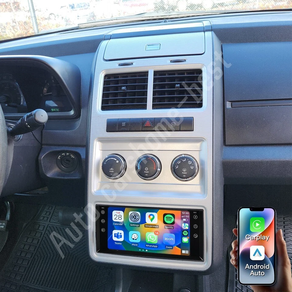 7'' Android 13 For 2009 2010 Dodge Journey Car Stereo Radio GPS WIFI Carplay Foto 1 de 4