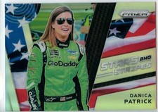 2018 Panini Prizm Racing NASCAR Stars and Stripes HOLO SILVER Danica Patrick