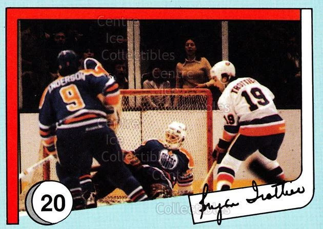 1985 New York Islanders News Bryan Trottier #20 Edmonton Oilers, Bryan Trottier - Image 1 of 1