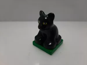 LEGO DUPLO Puma schwarz junges Baby Zoo Tierpark Wildlife - Bild 1 von 1