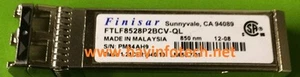 Finisar FTLF8528P2BCV-QL 8Gb SFP+ SW 150m For Qlogic QLE2560, QLE2562 QLE2564 - Picture 1 of 1