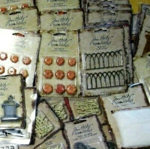NEW Tim Holtz Idea-ology Halloween Ephemera Embellishments PICK ONE OF 13 TYPES - Picture 1 of 15