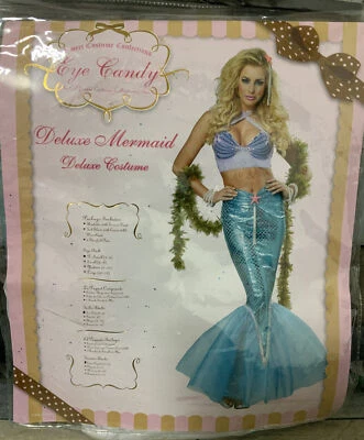 🐚 Eye Candy Deluxe Mermaid Women Adult Halloween Costume (XS 4-6) - Image 1 of 3