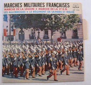FRENCH MILITARY MARCHES 45 Tours MARCH DE LA LEGION - MARCH DE LA 2nd DB - Picture 1 of 2