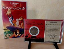 Walt Disneys König der Löwen VHS mit Hologramm mit limitierter Gedenkmünze 