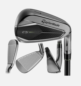 NEW in Box - TaylorMade Qi Gunmetal Black Limited Edition Iron Set 5-PW, GW - RH - Picture 1 of 5