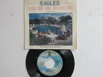 💥 ' THE EAGLES ' HIT 45+Picture Sleeve[PLEASE COME HOME FOR CHRISTMAS] 1978 !💥 - Image 1 of 4