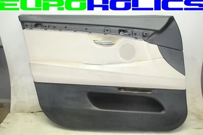 OEM BMW F07 535i GT 10-17 Left Front Driver Interior Door Trim Panel IVORY WHITE - Image 1 of 4