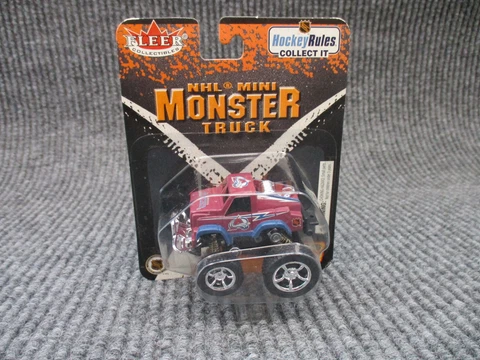 Colorado Avalanche NHL pullback action mini monster truck Fleer collectables Cover