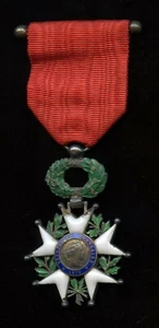 Francia ÓRDENES CIVILES DE CABALLERÍA est. en 1802 por Napoleón, Cruz de Caballero - Imagen 1 de 2