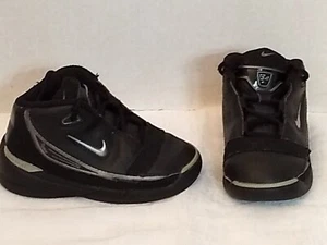  NIKE Air P2 Paul Pierce 34 Black / Silver Basketball Shoes Size 7C Athletic  - Picture 1 of 7