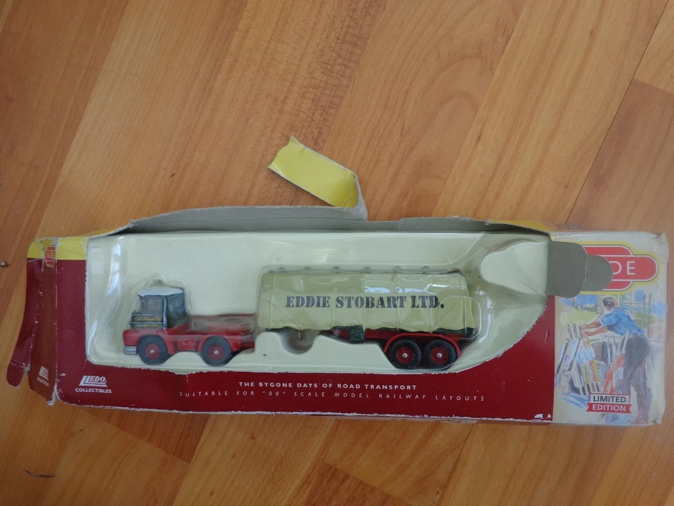 LLEDO DAYS GONE TRACKSIDE 1/76 DG150005 FODEN S21 SHEETED TRAILER EDDIE STOBART - Image 1 of 1