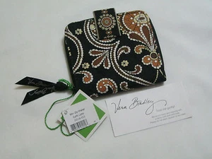 Vera Bradley CAFFE LATTE Mini ZIP WALLET for HANDBAG for Hipster PURSE Tote NWT - Picture 1 of 3