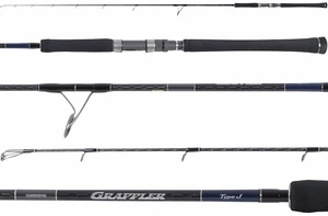 Shimano Grappler Type J 6'0" Medium Heavy Grappler Spinning 1 pc Rod GRPJS60MH - Picture 1 of 1