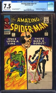 Amazing Spider-man #37 CGC 7.5 VF- OW/WP 1st APP Norman Osborn Marvel 1966 - Picture 1 of 2