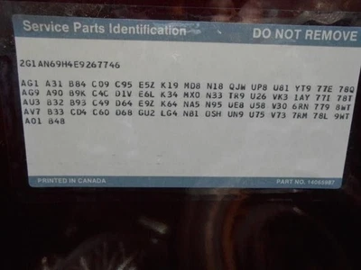 Engine ECM Electronic Control Module 5.7L Fits 84-85 CHEVROLET 10 PICKUP 454244 - Image 1 of 4