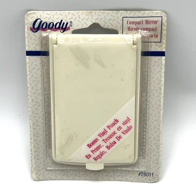 Bolsa de viaje Goody espejo compacto vinilo blanco vintage 1996 Foto 1 de 3