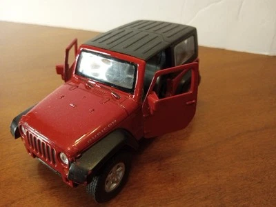 Red Diecast Jeep Rubicon 4" - Image 1 of 4