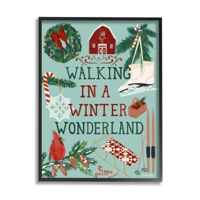 Зимняя страна чудес фраза в рамке жикле искусство Ханны Байатт - Изображение 1 из 4