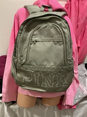 NUEVA MOCHILA UNIVERSITARIA VICTORIA SECRET ROSA GRANDE NEGRA GRIS❤️3 COLORES ¡RARA! Foto 1 de 4