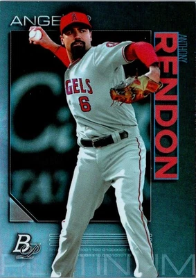 2020 Bowman Platinum Anthony Rendon #64 Los Angeles Angels Baseball Card - Image 1 of 2