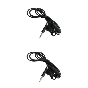 2 PCS Cavo Prolunga Audio Cuffie con Cavo Controllo Volume 1M - Foto 1 di 12