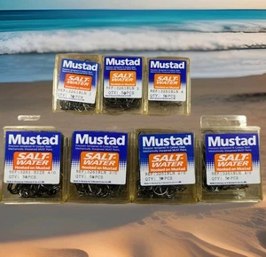 350 ganci Mustad 3261 Aberdeen - acqua salata tutte le misure - Foto 1 di 15