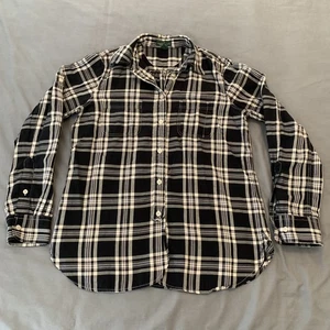 Lauren Ralph Lauren Hemd Damen klein kariert Flanell Knopfleiste Freizeit - Bild 1 von 6