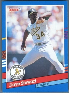 1991 Donruss Oakland Athletics Dave Stewart #102b - Picture 1 of 2