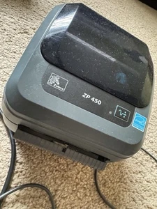 Zebra ZP450 Thermal Label Badge Printer - Afbeelding 1 van 3