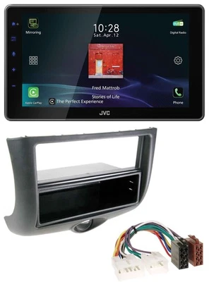 JVC DAB MP3 Bluetooth USB Autoradio für Toyota Yaris (1999-2003) - Bild 1 von 4