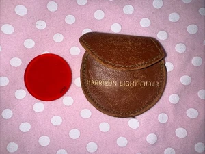 HARRISON RD5 Rotlichtfilter in Mini Ledertasche Kamera Fotografie - Bild 1 von 8