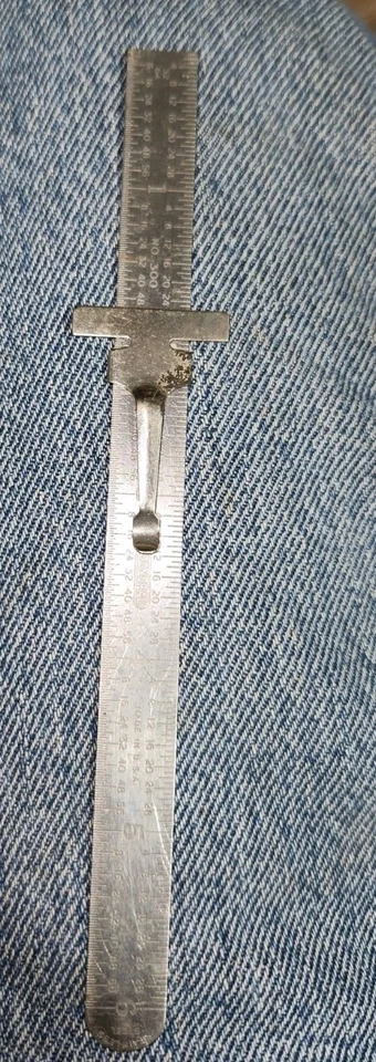 General Tools ~ # 300 6-Inch Flex Precision Stainless Steel Ruler, USA Made🇺🇸 - Image 1 of 4