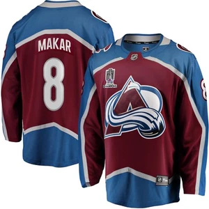 Men's Fanatics Cale Makar Burgundy Colorado Avalanche 2022 Stanley Cup Champions - Picture 1 of 3