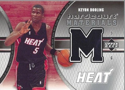 2005-06 Upper Deck Hardcourt Materials #KD Keyon Dooling Jersey BSK - Image 1 of 2