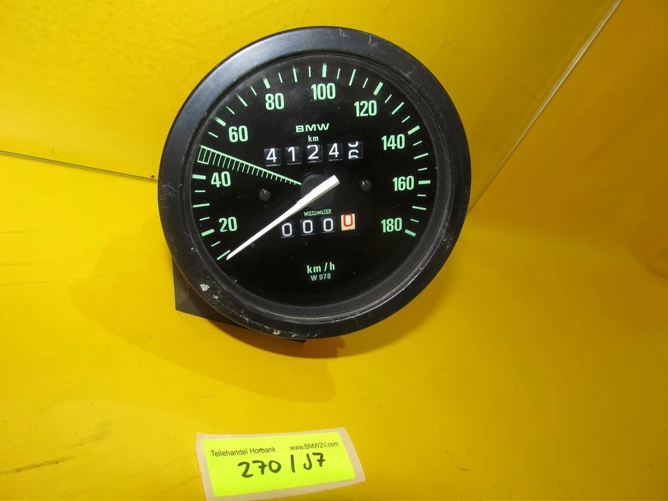 BMW R45 R65 Tachometer Motometer 100mm W798 speedometer - Bild 1 von 1