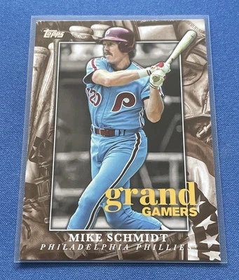 2024 Topps Series 1 Grand Gamers #GOG-5 Mike Schmidt Philadelphia Phillies - Image 1 of 2