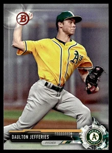 2017 Bowman Draft Daulton Jefferies Oakland Athletics #BD-123 - Picture 1 of 2